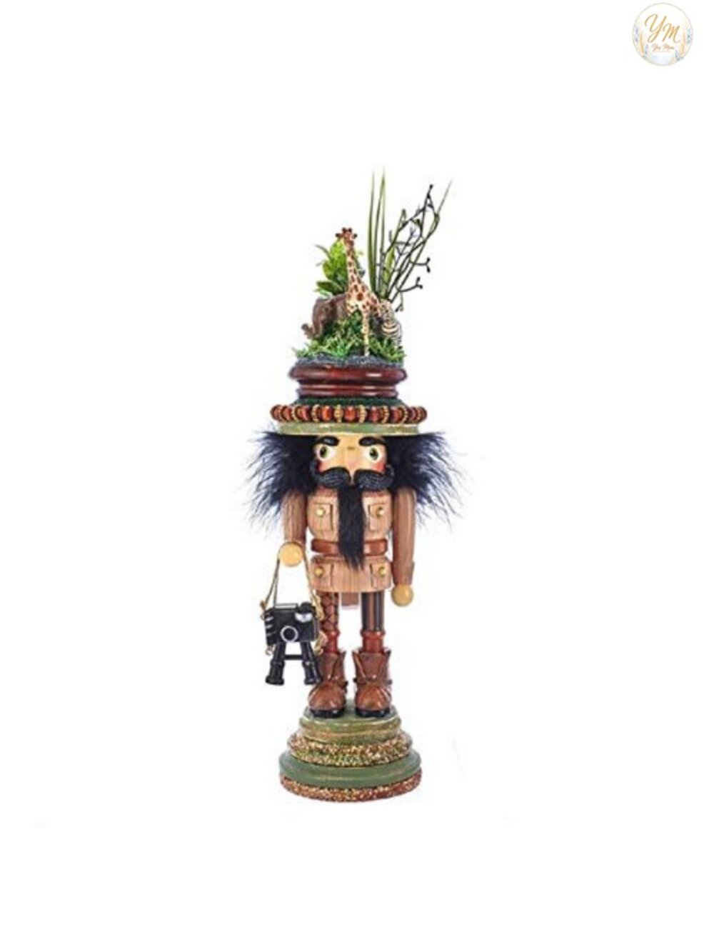 15 Inch Hollywood Zoo Menagerie Nutcracker Wood Resin Traditional Christmas